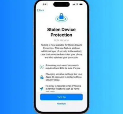 万荣苹果授权维修店分享被盗设备保护功能开启方法 