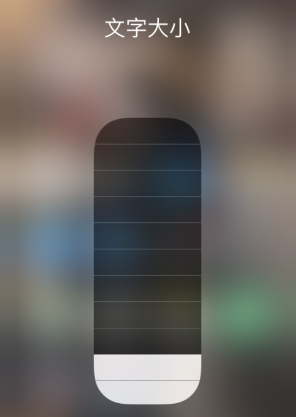万荣苹果手机维修分享小技巧：在 iPhone 控制中心快速调节字体大小 